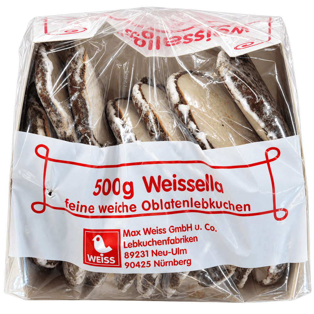 Weiss Weissella Oblaten-Lebkuchen Glasiert 500g – 2. Wahl