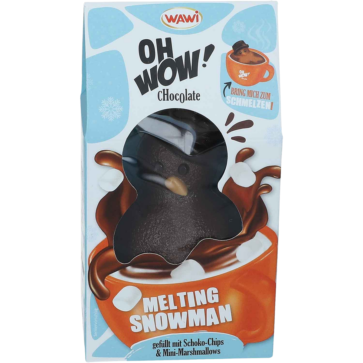 WAWI OH WOW! Melting Snowman Milchschokolade 75 g