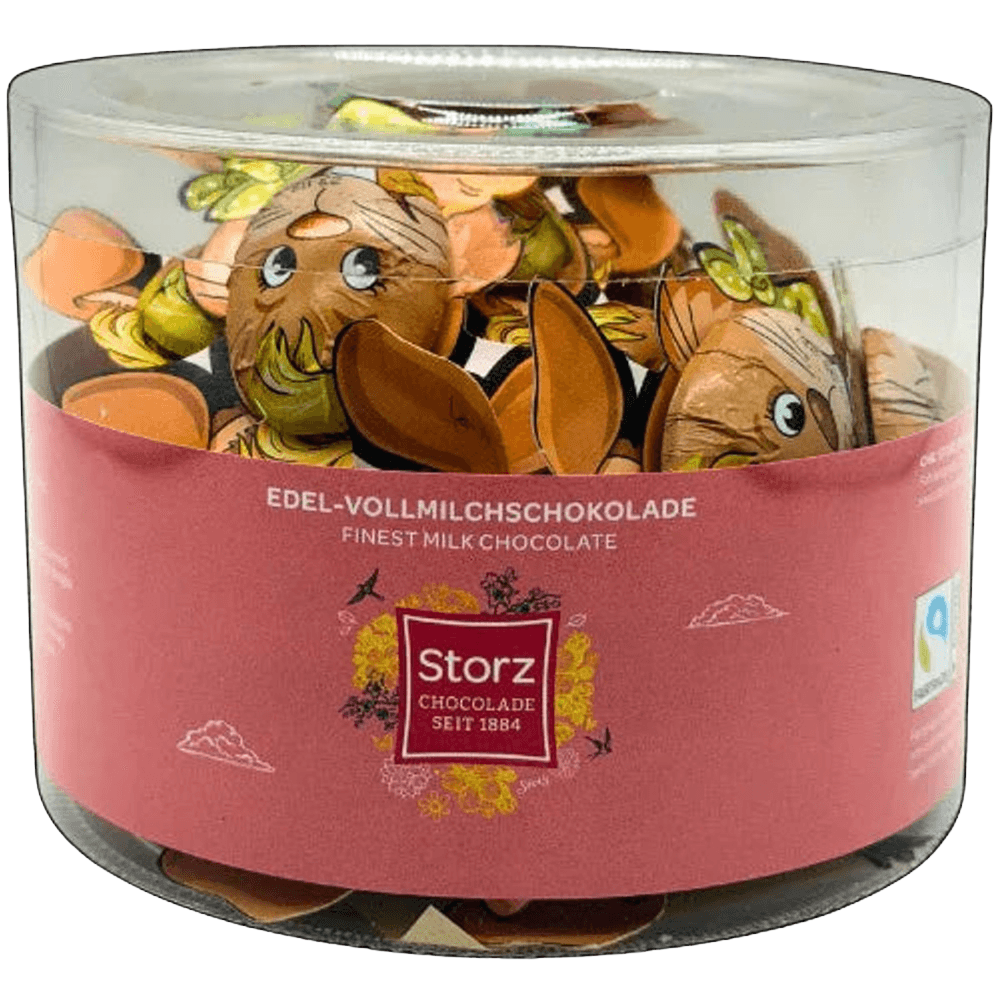 Storz Hasen Mümmel Vollmilch Schokolade massiv, 35x 6,25g, 218,75g