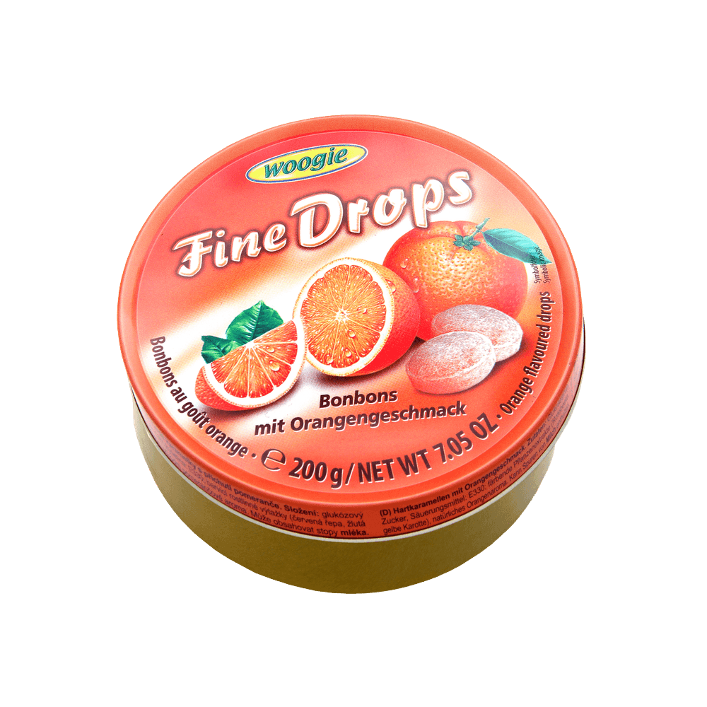 Woogie Bonbons mit Orangengeschmack 200g