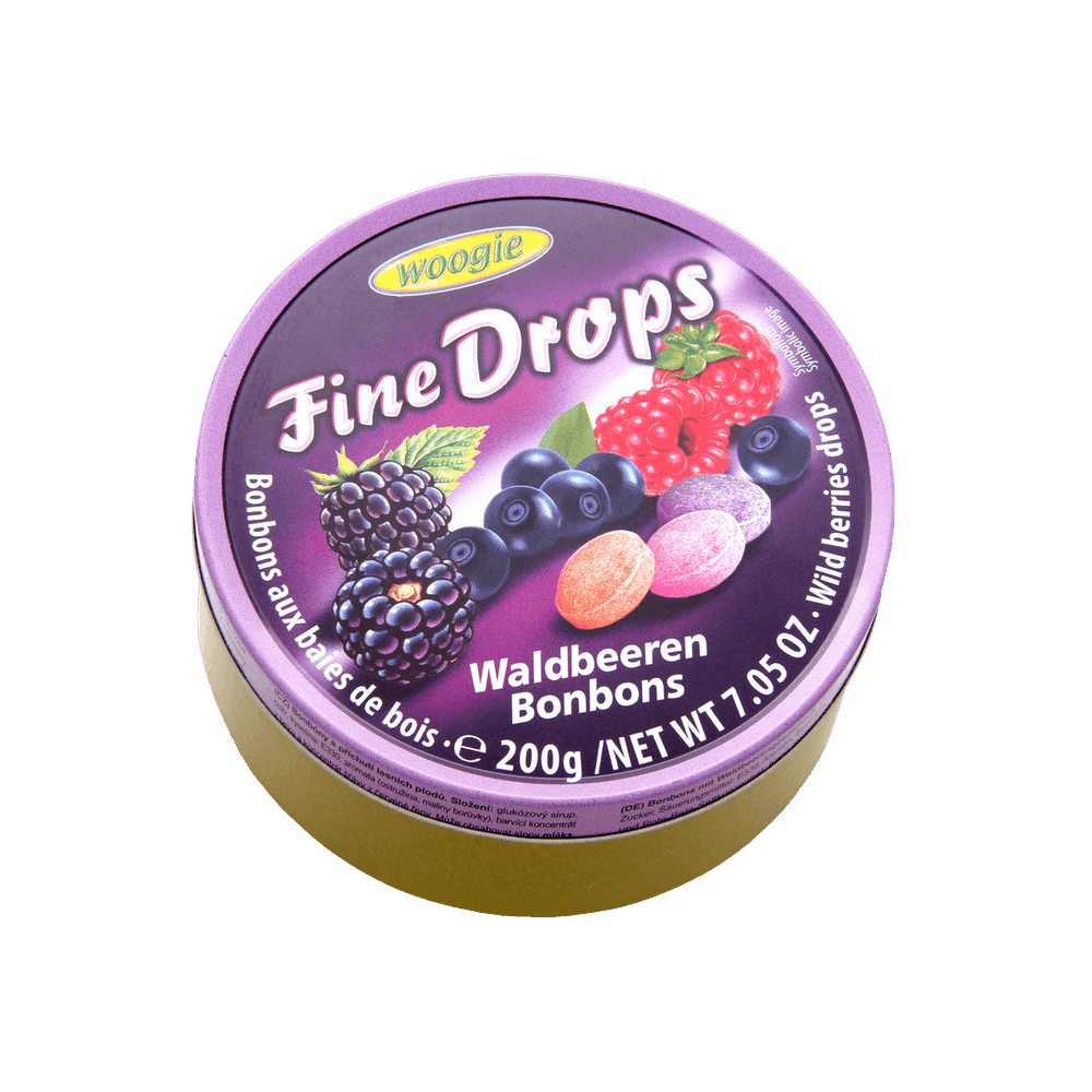 Woogie Bonbons mit Waldbeerengeschmack 200g