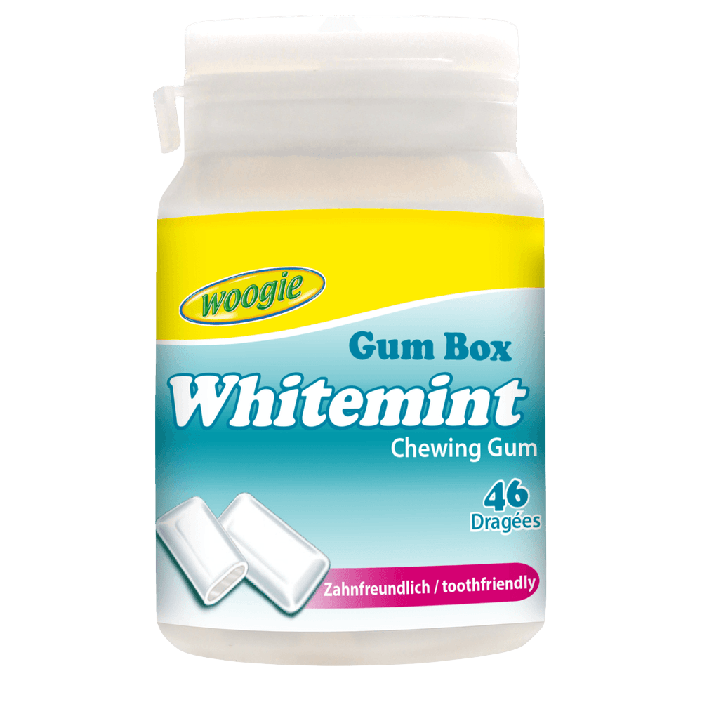 Woogie Kaugummi Whitemint zuckerfrei 64,4g