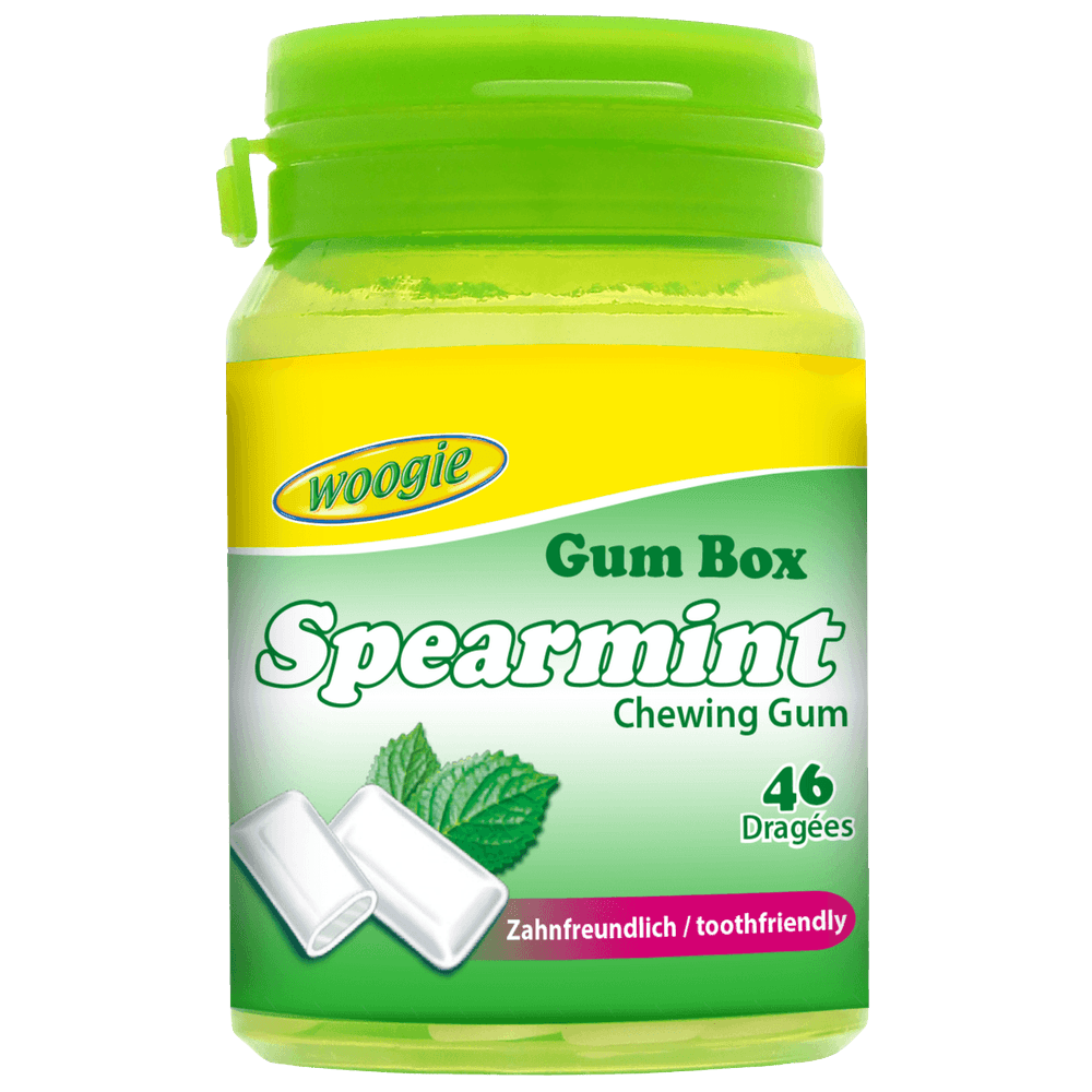 Woogie Kaugummi Spearmint zuckerfrei 64,4g