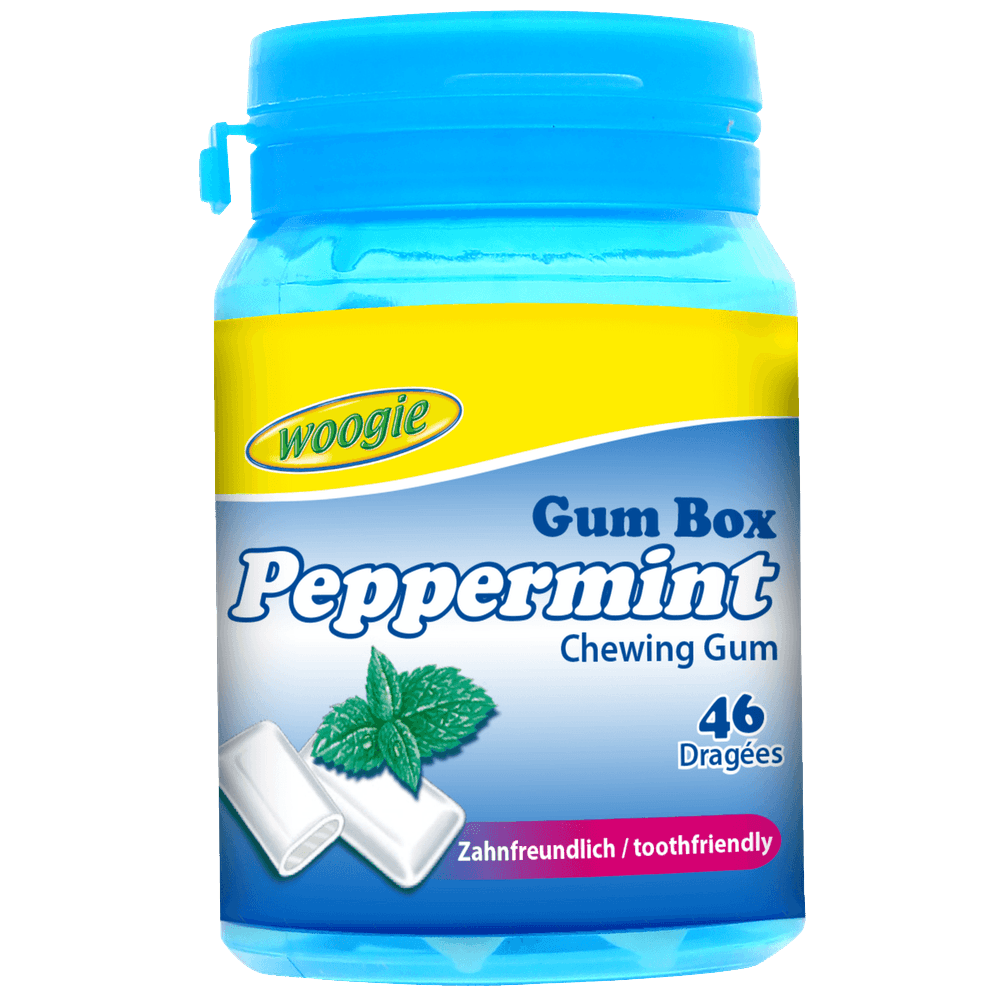 Woogie Kaugummi Peppermint zuckerfrei 64,4g