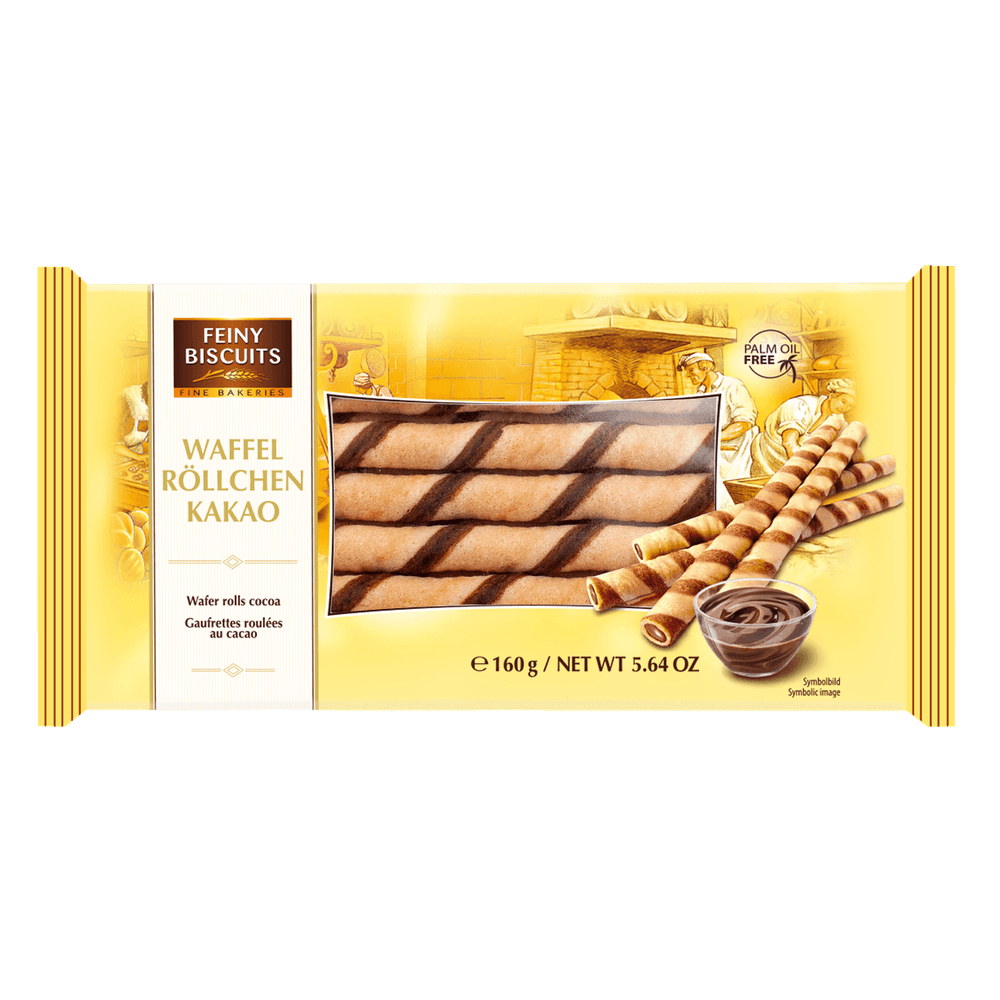 Feiny Biscuits Waffelröllchen Kakao 160g