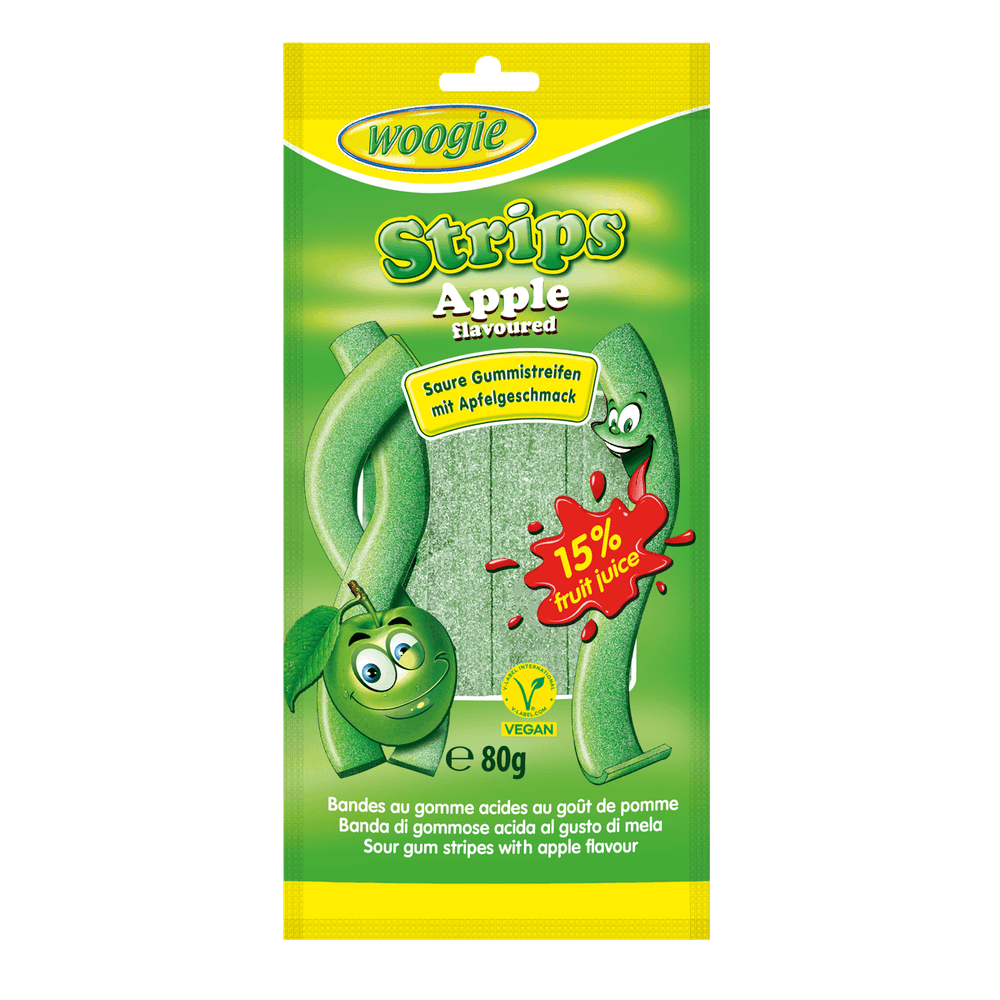 Woogie Apple Strips 2x 80g