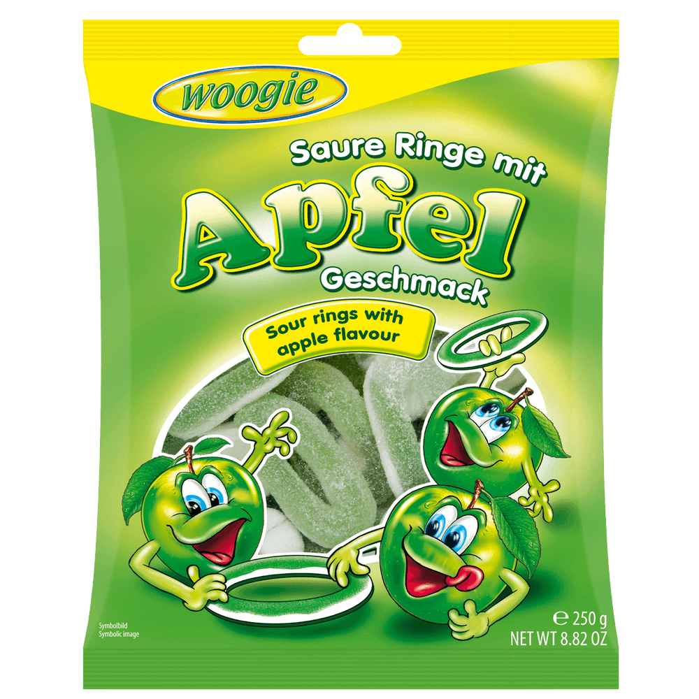 Woogie Saure Apfelringe 250g
