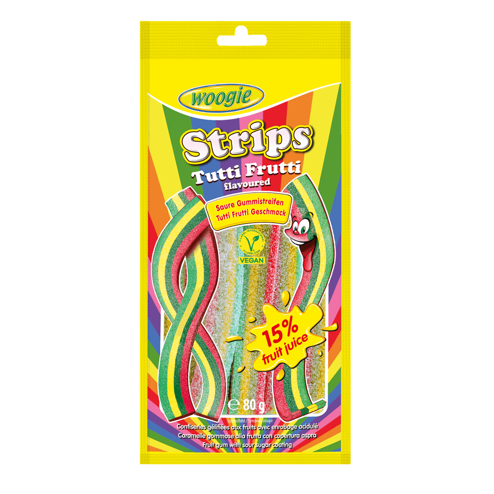 Woogie Rainbow Strips 2x 80g