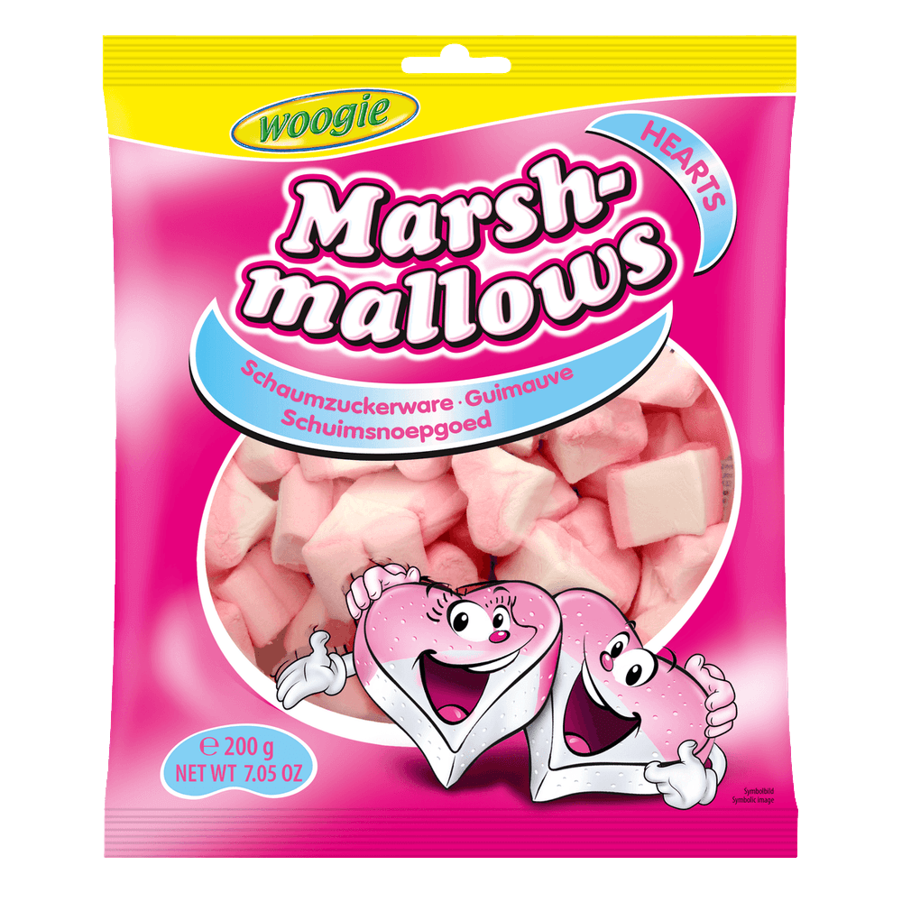 Woogie Marshmallows Herzen 200g