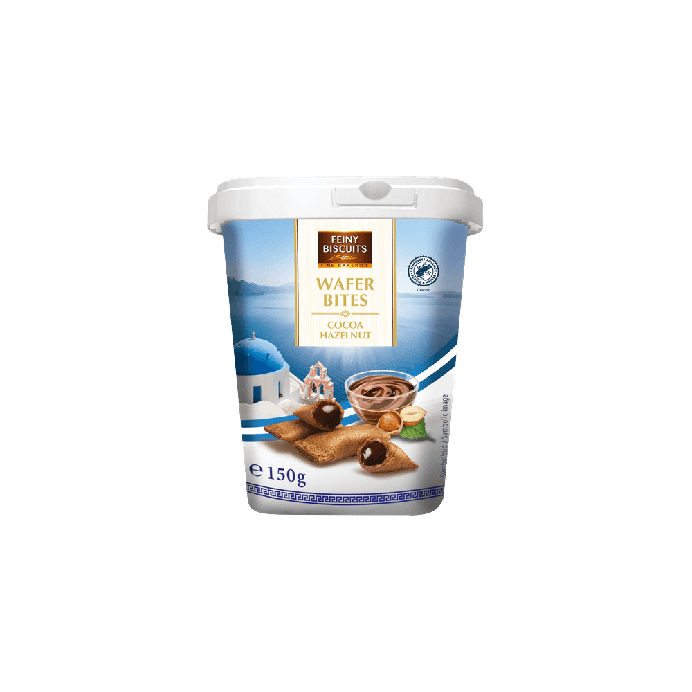 Feiny Biscuits Wafer bites Schokolade-Haselnuss 150g