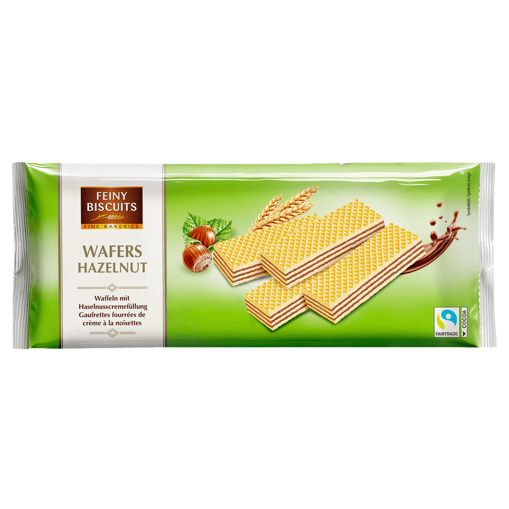 Feiny Biscuits Waffeln mit Haselnusscremefüllung 250g
