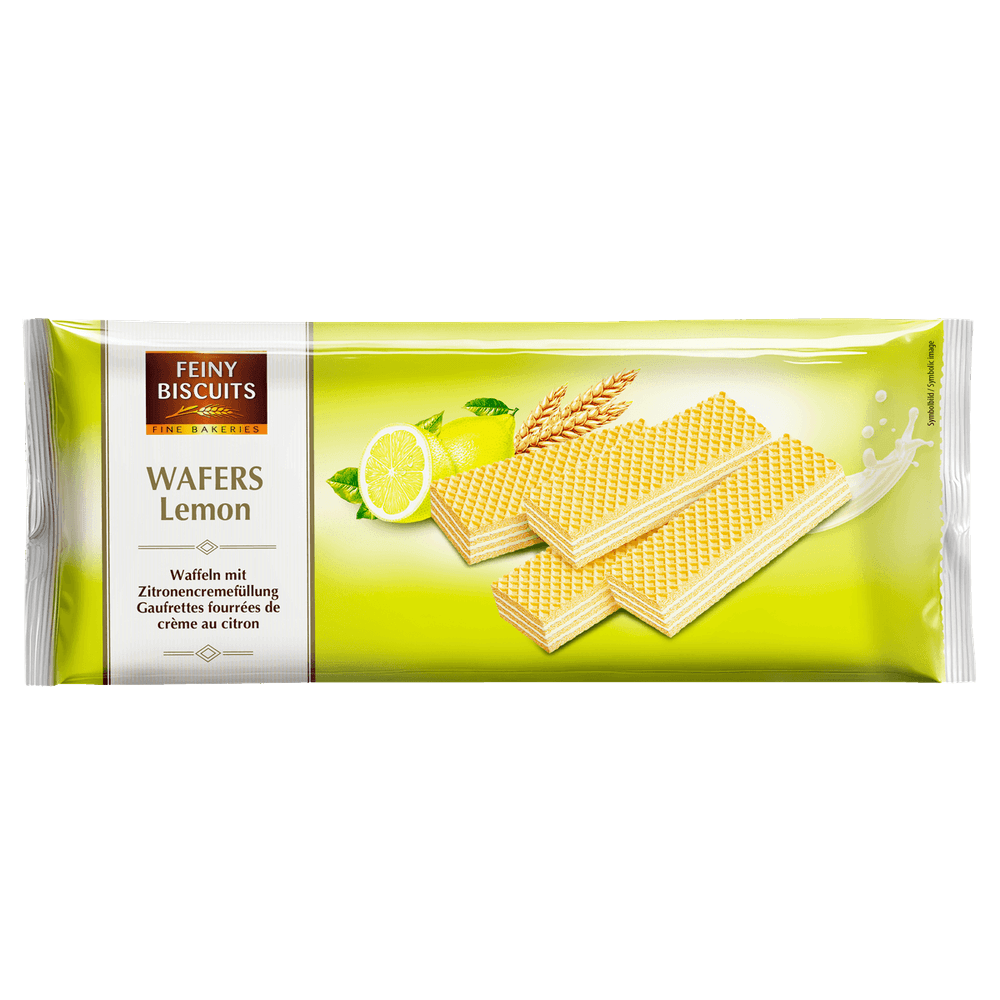 Feiny Biscuits Waffeln mit Zitronencremefüllung 250g