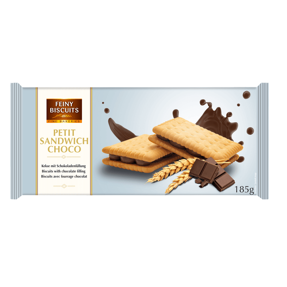 Feiny Biscuits Sandwich Kekse mit Schokoladenfüllung 185g