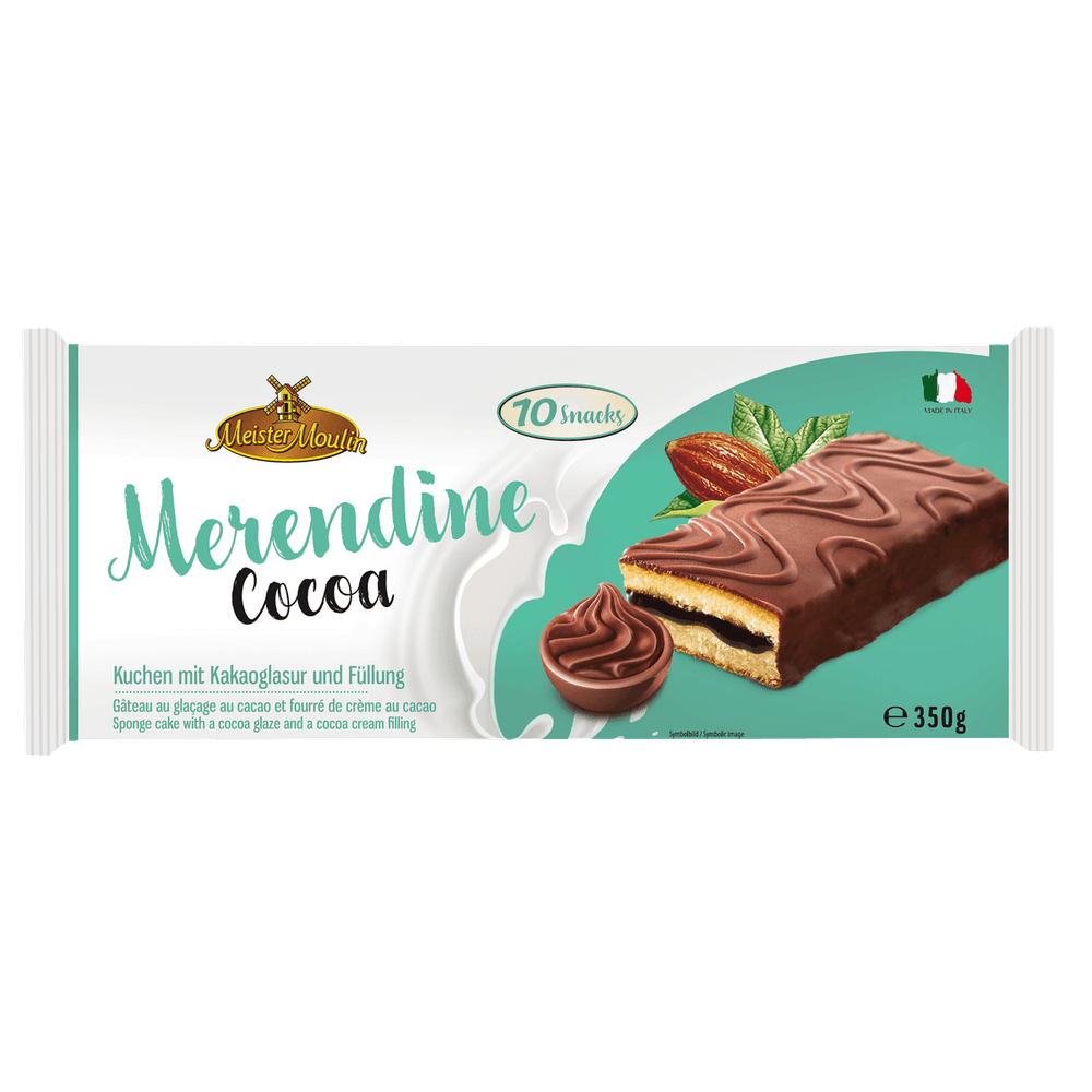 Meister Moulin Kuchenschnitten mit Kakaoglasur 350g