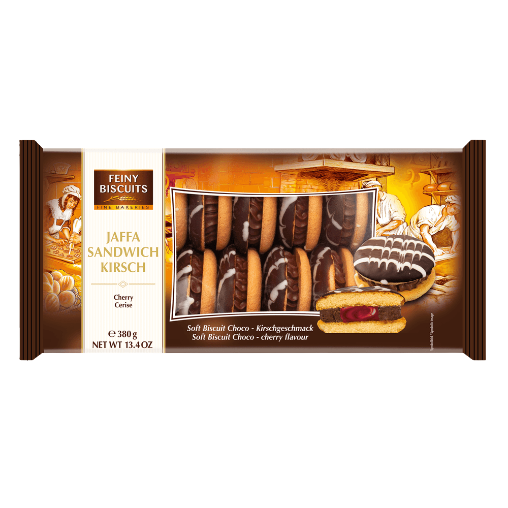 Feiny Biscuits Jaffa Sandwich Schokolade-Kirsch 380g