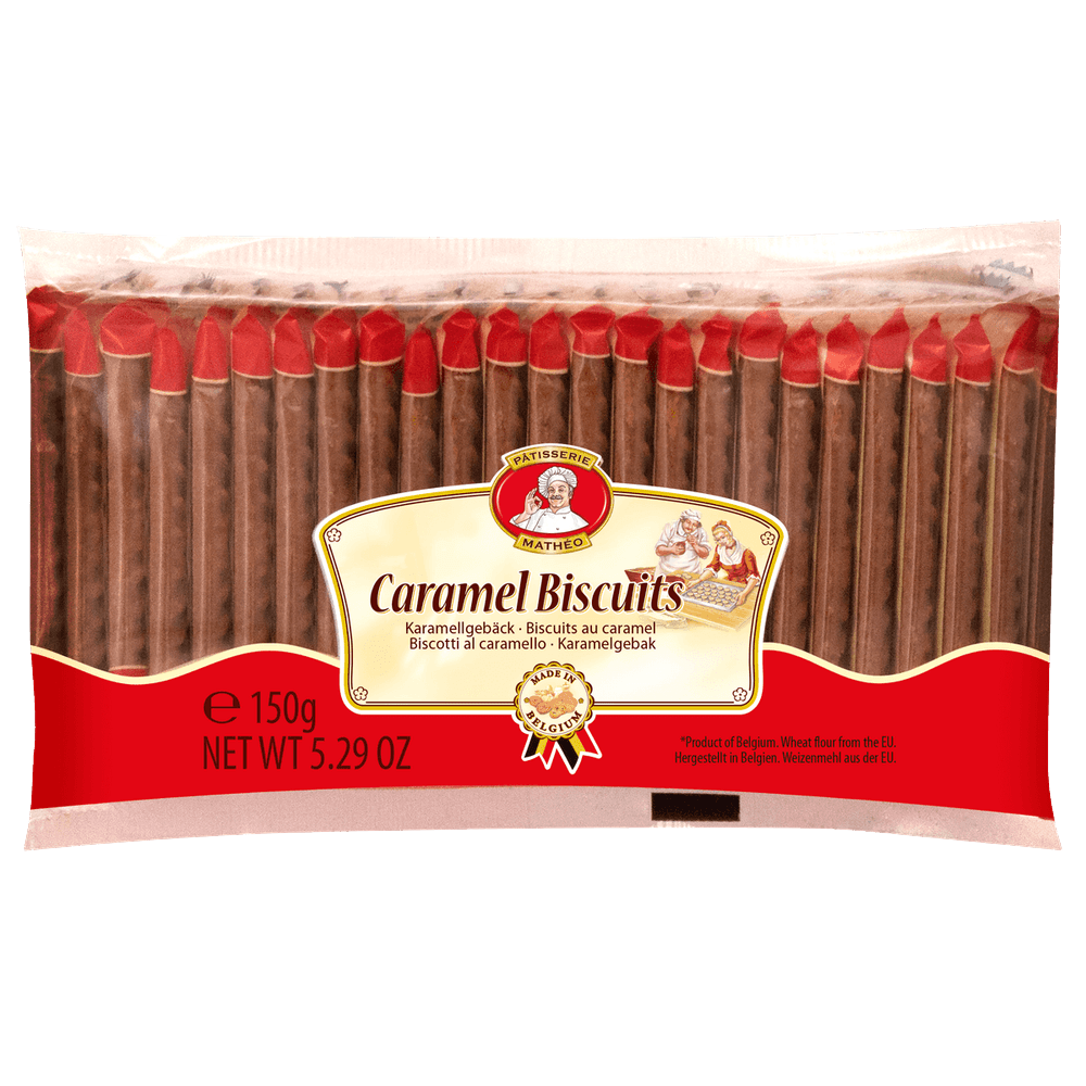 Pâtisserie Mathéo Caramel Biscuits 150g (25x6g)