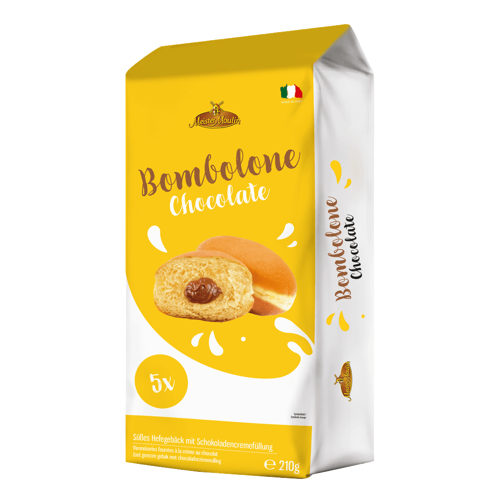 Meister Moulin Bombolone mit Schokoladencremefüllung 210g