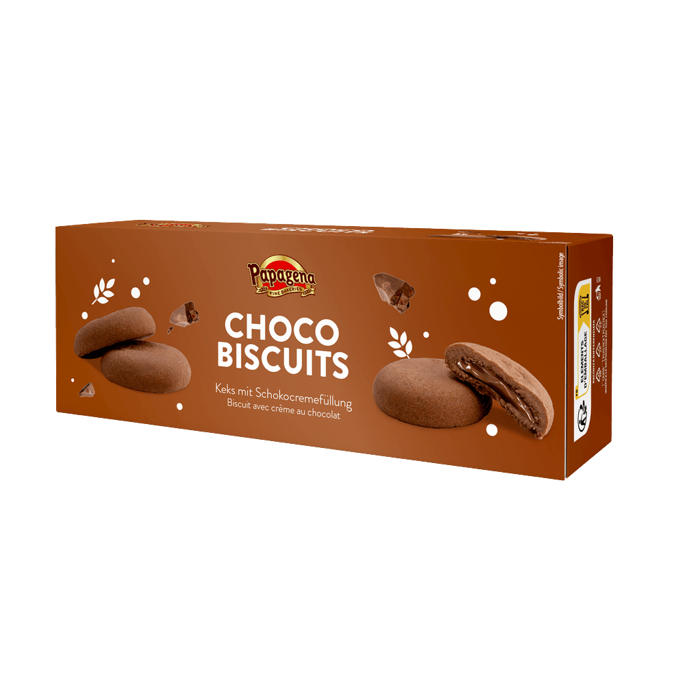 Papagena Biscuits mit Schokocremefüllung 150g