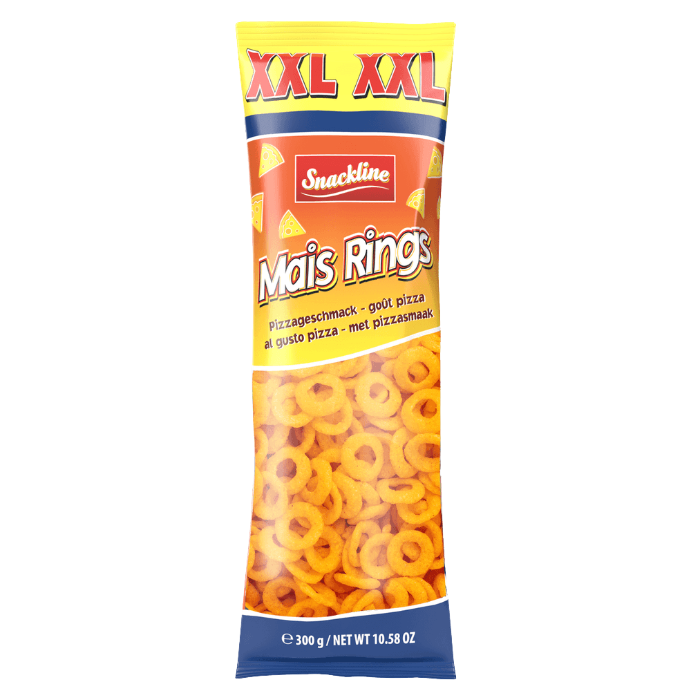 Snackline XXL Mais Rings Pizza gesalzen 300g