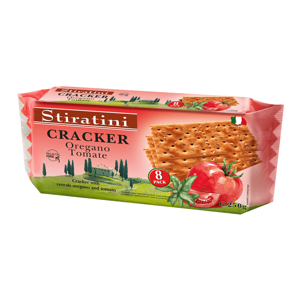 Stiratini Cracker Oregano & Tomate 250g