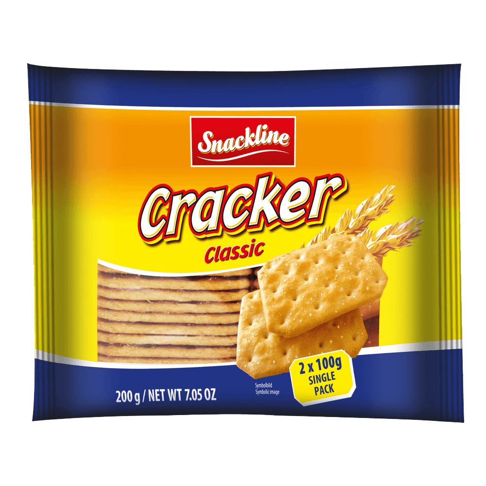 Snackline Cracker Classic - Salz 200g (2x100g)