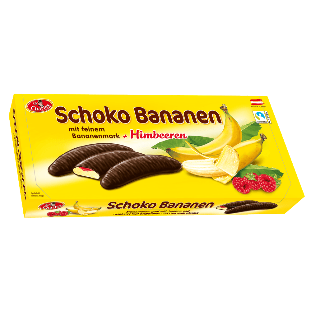 Sir Charles Schokobananen Himbeere 300g