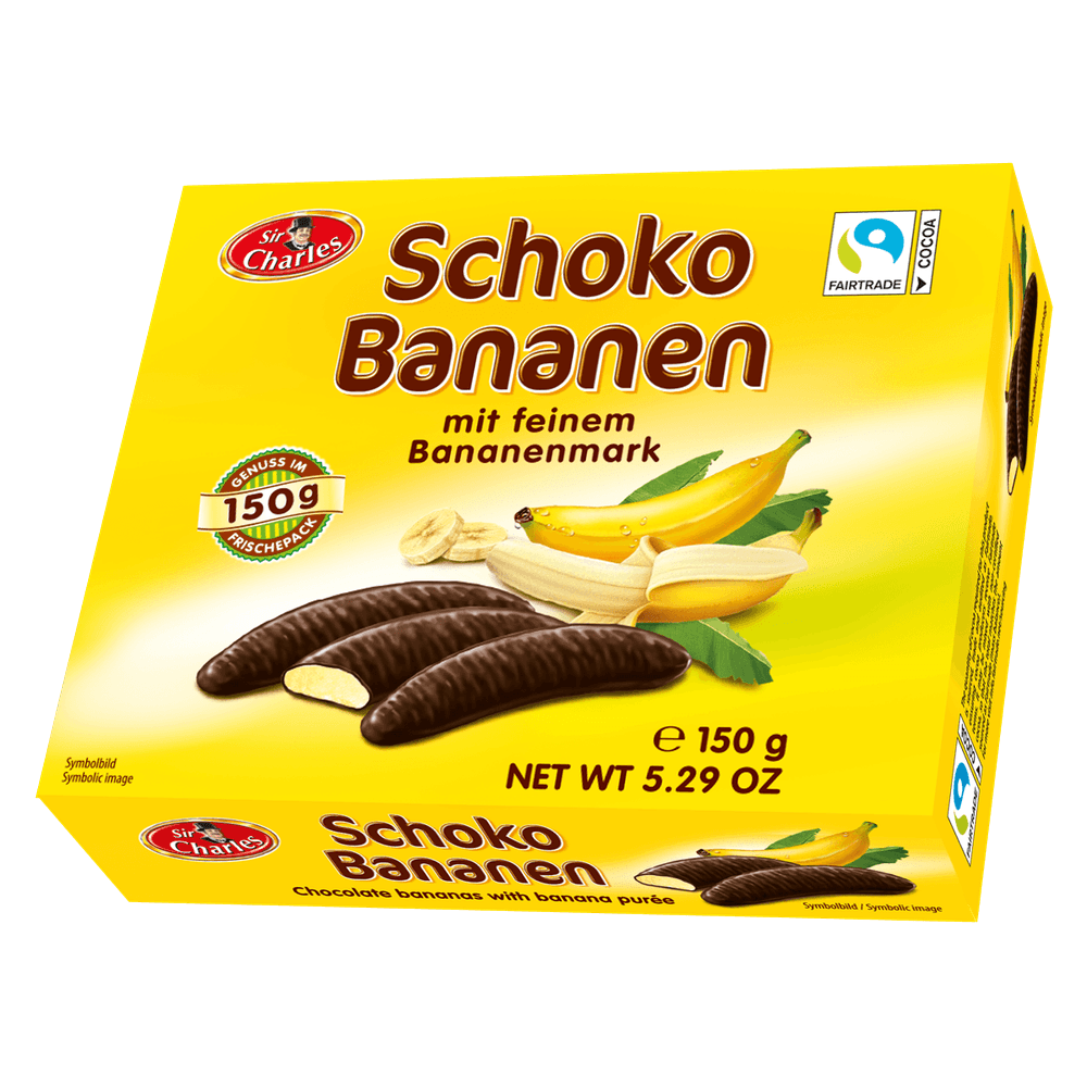 Sir Charles Schokobananen 150g