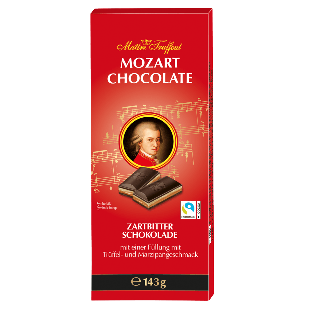 Maitre Truffout Mozart Zartbitterschokolade 143g
