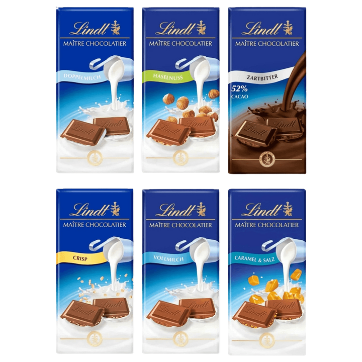 Lindt Maître Chocolatier Tafel, Verschiedene Sorten, 100g