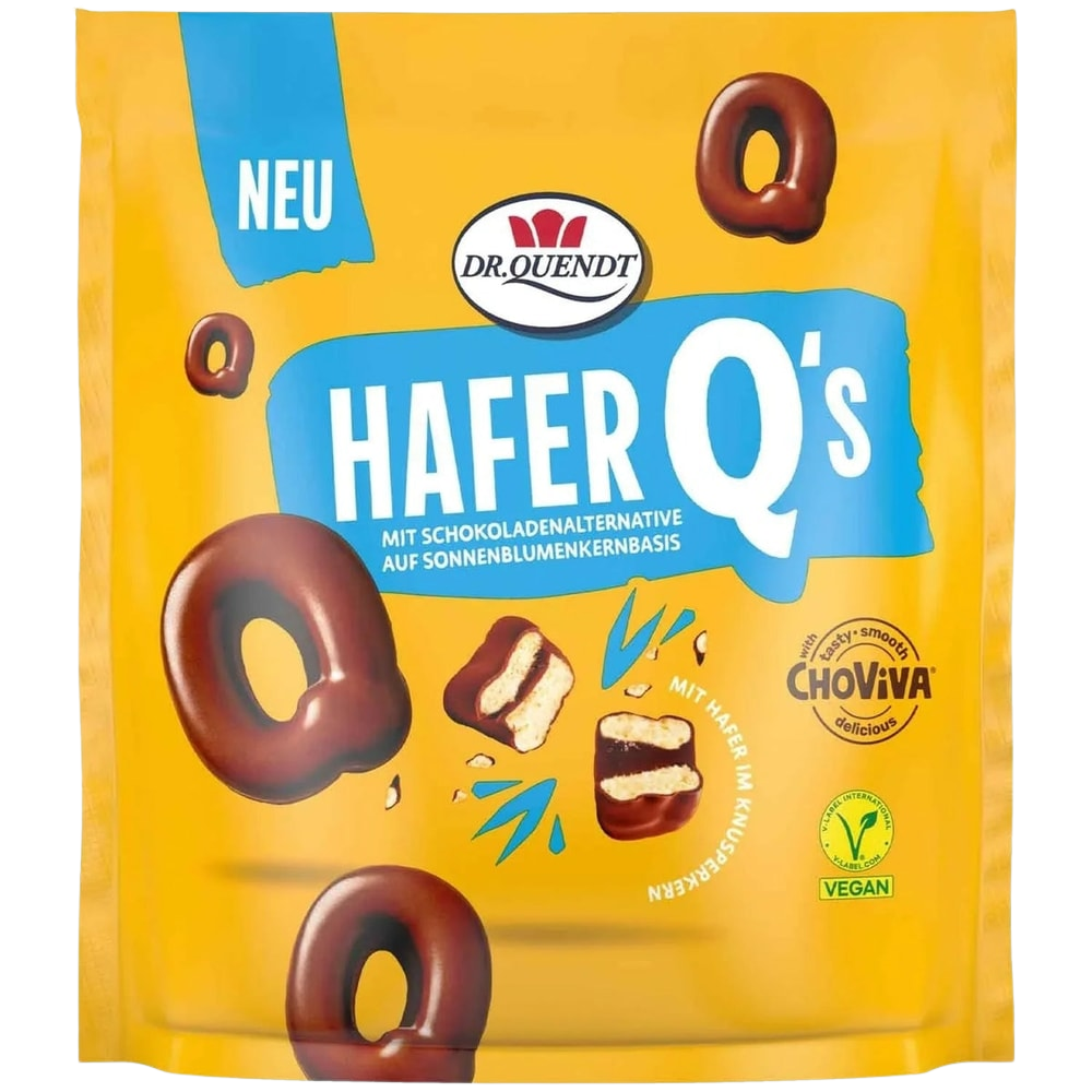 Dr Quendt Hafer Qs ChoViva Haferkekse Schokoladenalternative 100g