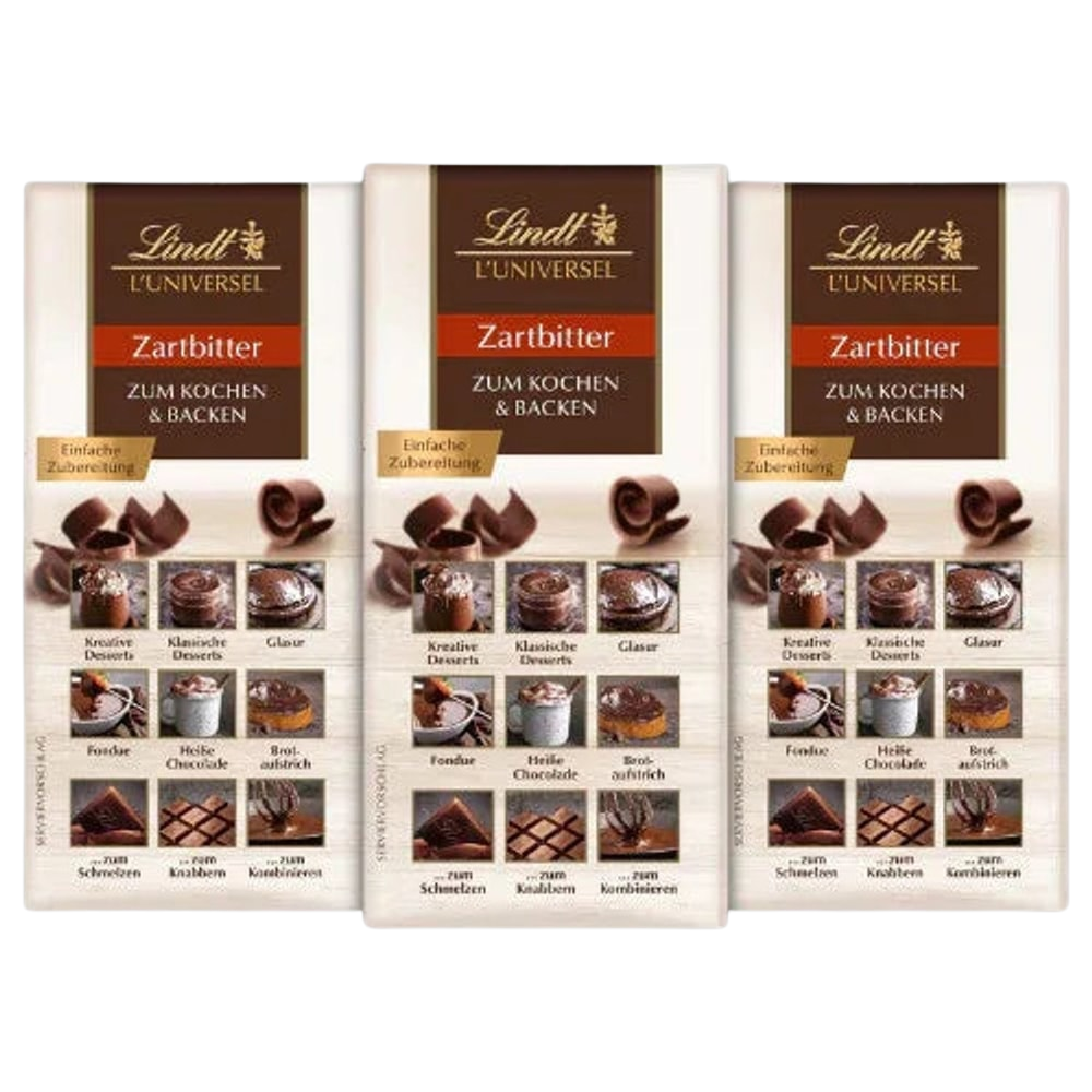 Lindt L'Universel Zartbitter 3x 200g