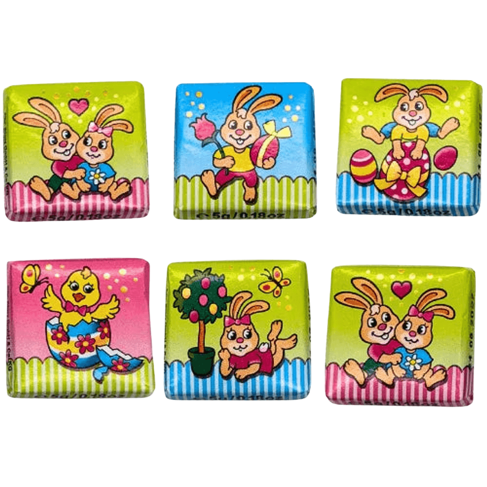 Storz Täfelchen Oster Puzzle Vollmilch Schokolade 100x 5g, 500 g