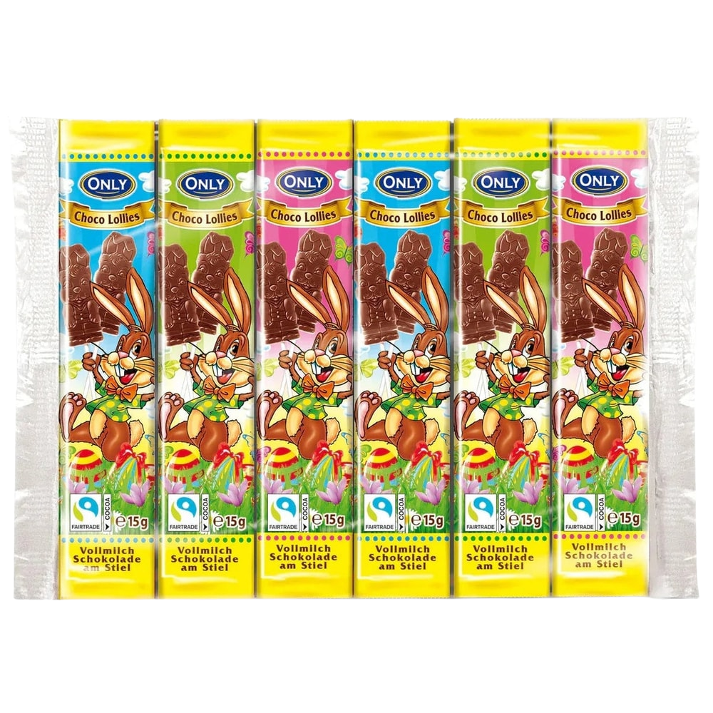 Only Vollmilch Schokolollies am Stiel 6x15g 90g