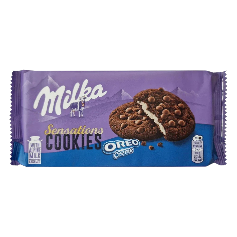 Milka Cookies Sensations Oreo Creme 156g Kakaokekse Füllung