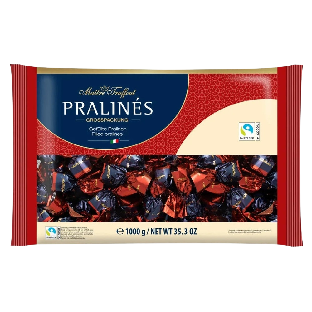 Maitre Truffout Pralinen Zartbitterschokolade Kirsch Likör 1kg