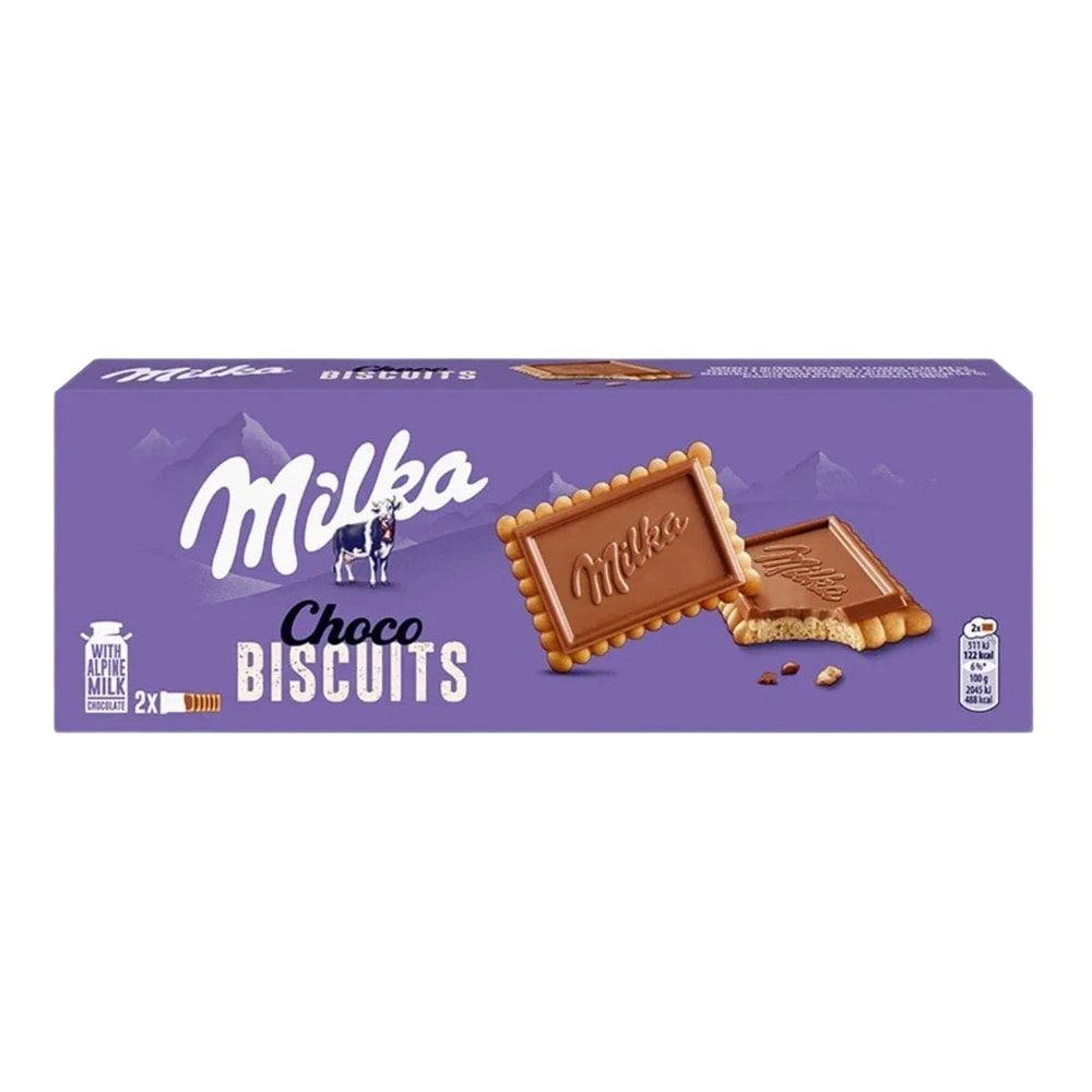 Milka Choco Biscuit Butterkekse Alpenmilchschokolade 150g