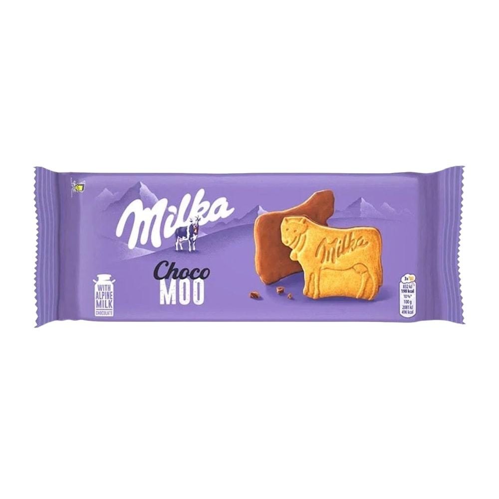 Milka Choco Moo Kekse Alpenmilch Schokolade 120g Kuhform