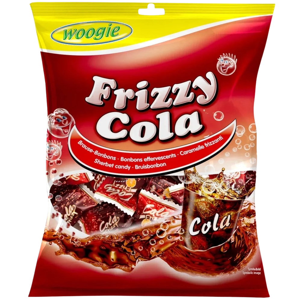 Woogie Bonbons Frizzy Cola Brausefüllung 170g Hartkaramellen