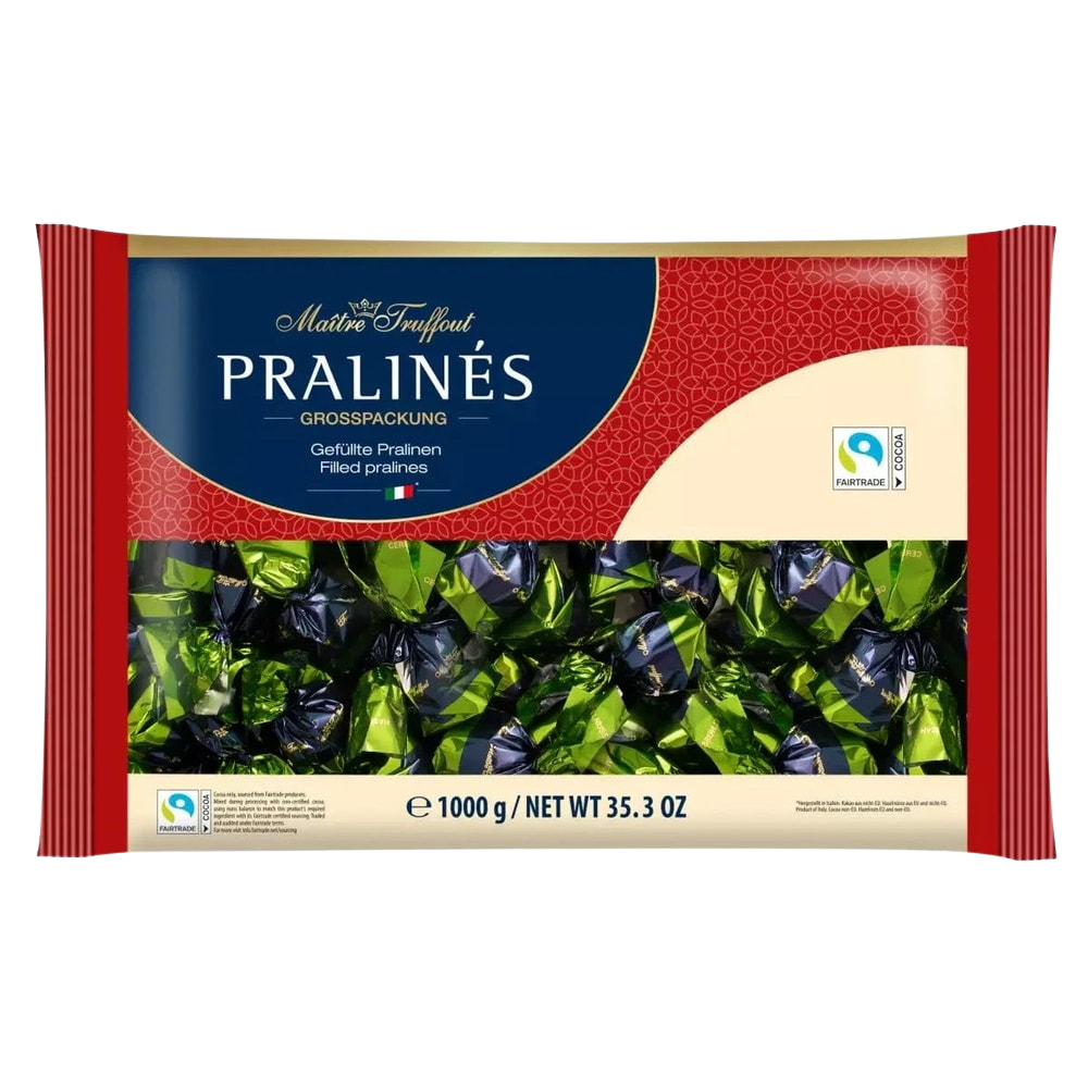 Maitre Truffout Pralinen Milchschokolade Haselnuss Cerealien 1000g