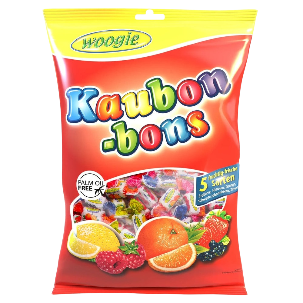 Woogie Kaubonbons Frucht Mix Kaubonbon Mischung 500g