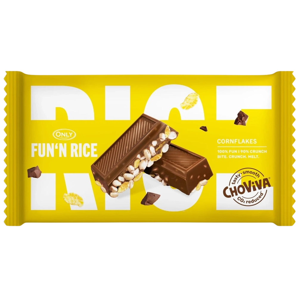 Only Puffreis Cornflakes ChoViva Schokoladenalternative Snack 100g