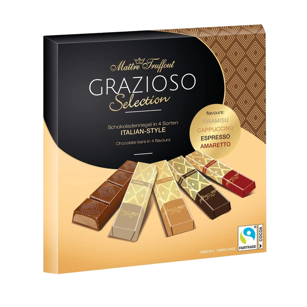 Maître Truffout Selection Pralinenriegel Italian Style Cappuccino Tiramisu 200g