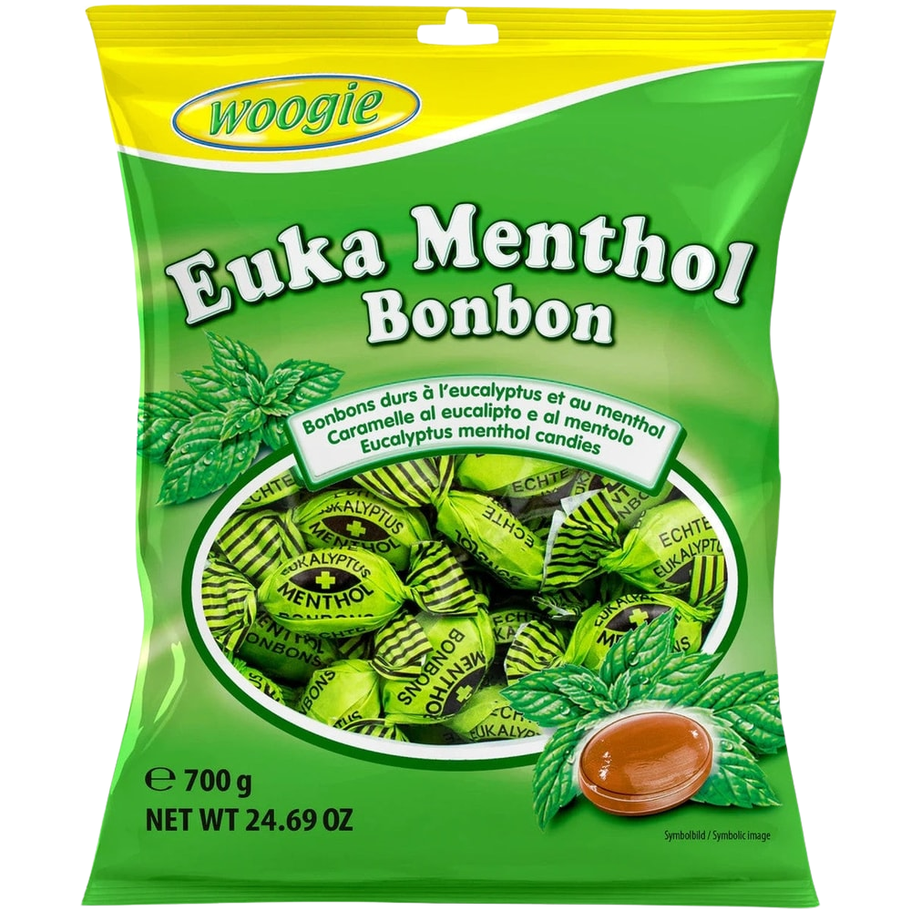 Woogie Bonbons Euka Menthol Eukalyptus Bonbons 700g