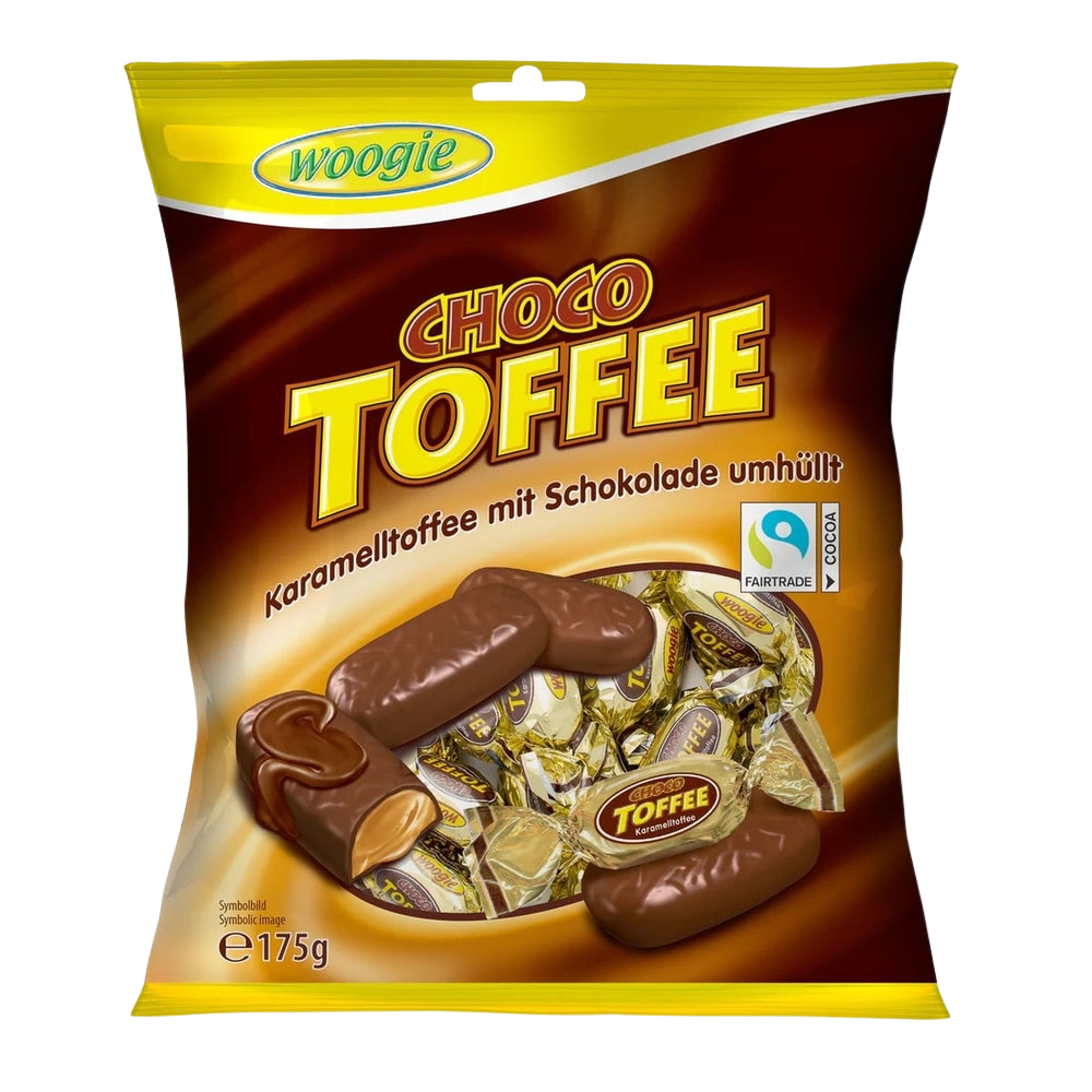 Woogie Karamell Toffee mit Schokolade Toffees 175g