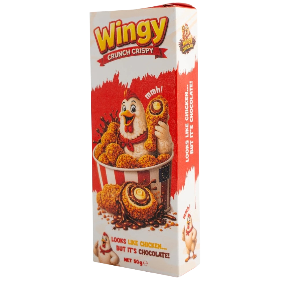 Wingy Crunch Crispy Chicken Chocolate Schokolade Creme 50g🍗🍫