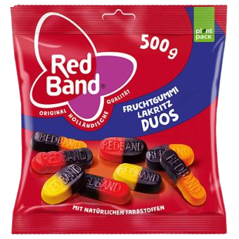 Red Band Fruchtgummi Lakritz Duos 500g