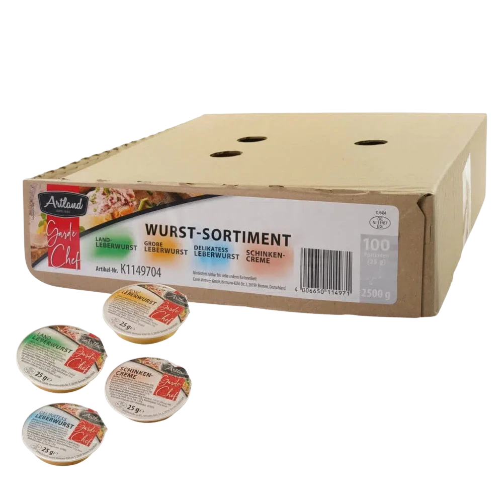 Artland Wurst-Sortiment 100 Portionen je 25g