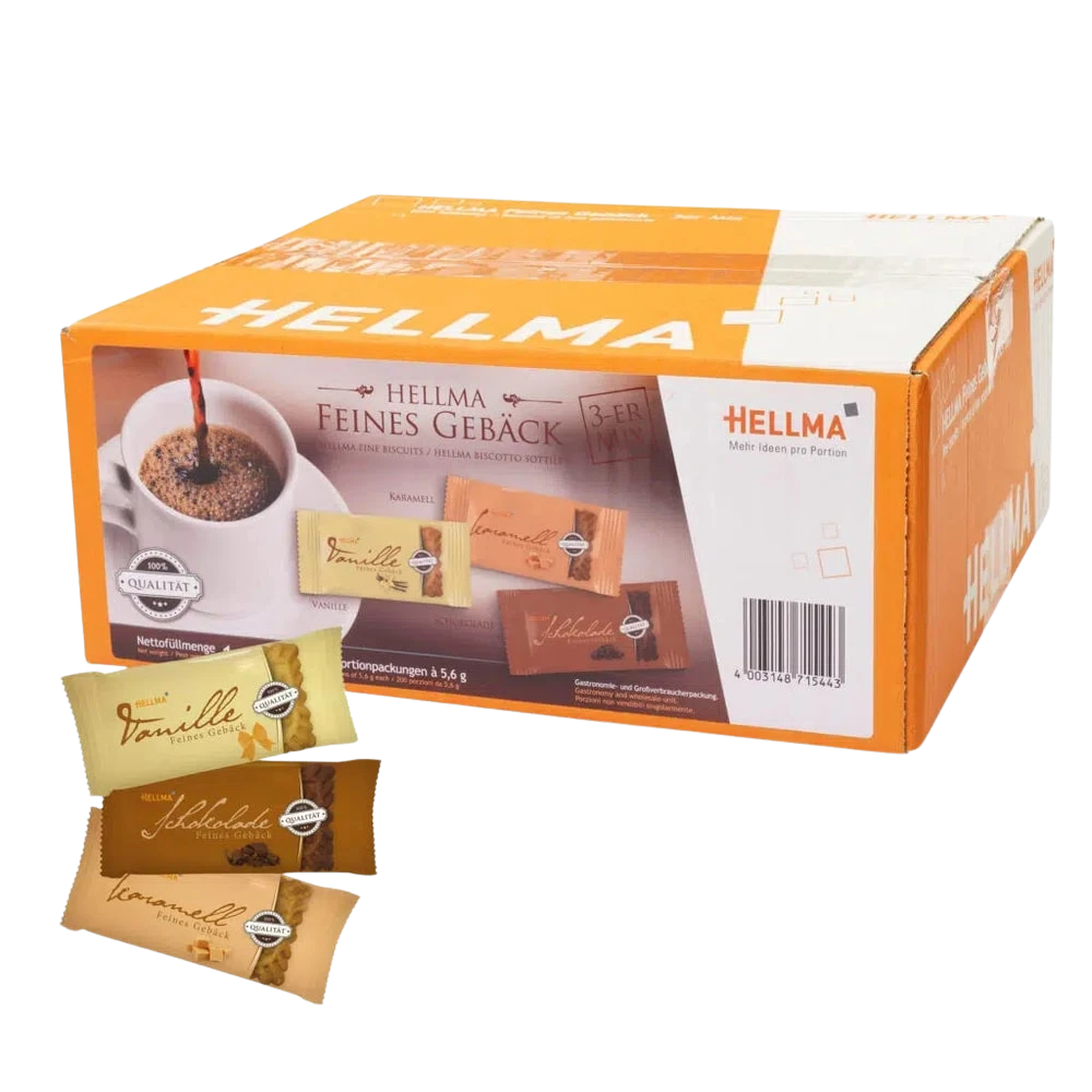 HELLMA Feines Gebäck 3er Mix 200 St. 1,12kg