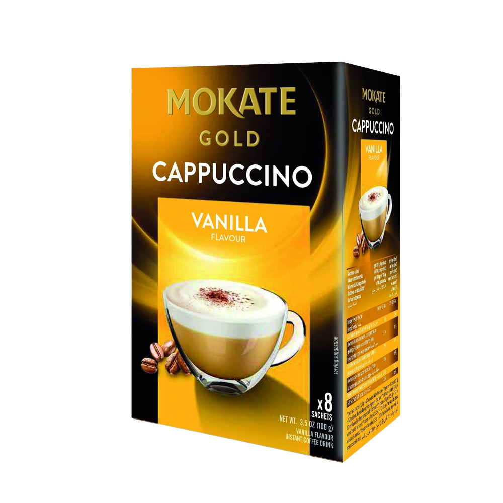 Mokate Cappuccino Gold Vanille - Getränkepulver 100g