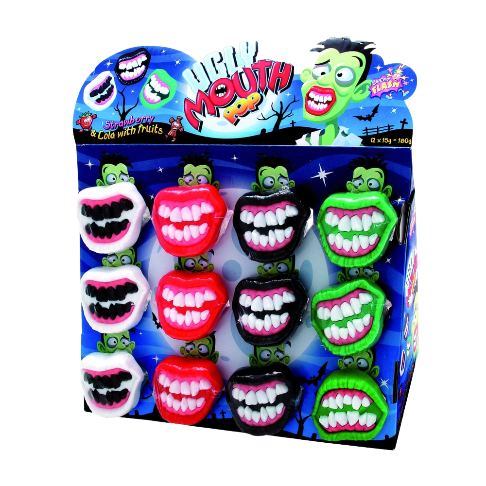 Sweet Flash Gruselgebiss Lollipop 15g